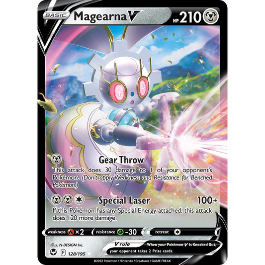 Magearna V - 128/195 - Ultra Rare - Silver Tempest - Pokemon TCG
