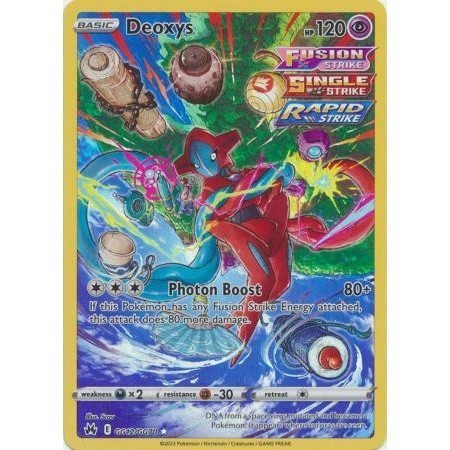 Deoxys - GG12/GG70 - Holo Rare - Crown Zenith - Pokémon TCG