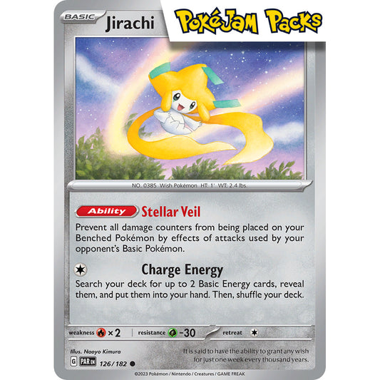 Jirachi - 126/182 - Common - Scarlet & Violet: Paradox Rift - Pokémon TCG
