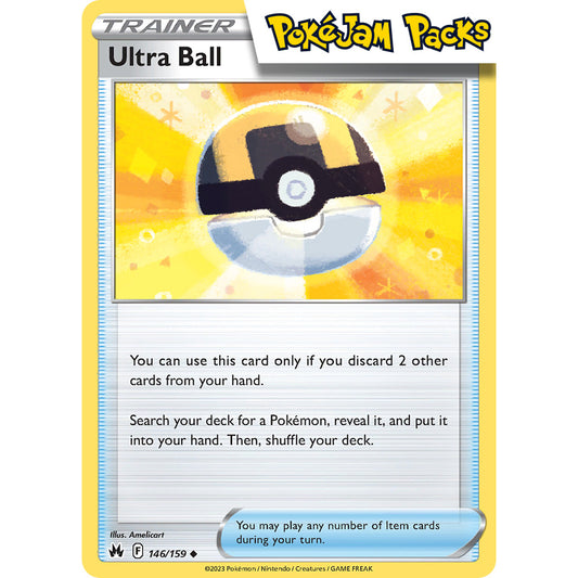 Ultra Ball - 146/159 - Uncommon - Crown Zenith - Pokémon TCG