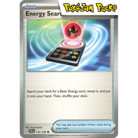 Energy Search - 172/198 - Common - Scarlet & Violet (Base Set) - Pokémon TCG