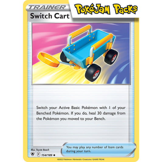 Switch Cart - 154/189 - Uncommon - Sword & Shield: Astral Radiance - Pokémon TCG