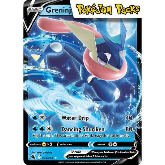 Greninja V - 073/264 - Ultra Rare - Fusion Strike - Pokémon TCG