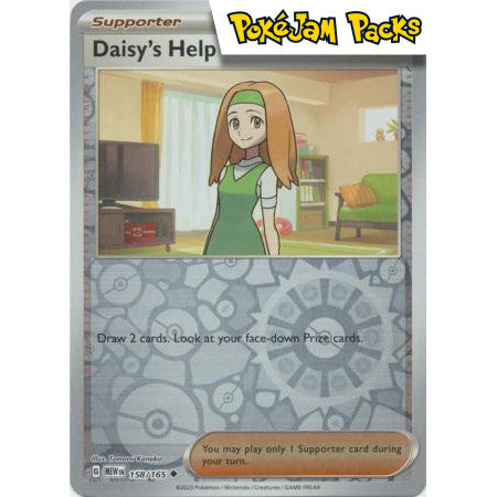 Daisy's Help - 158/165 - Uncommon Reverse Holo - Scarlet & Violet 151 - Pokémon TCG