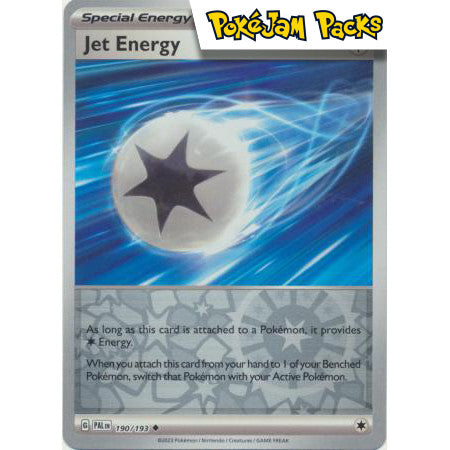 Jet Energy - 190/193 - Uncommon Reverse Holo - Paldea Evolved - Pokémon TCG