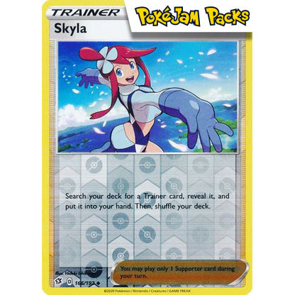 Skyla - 166/192 - Uncommon Reverse Holo - Rebel Clash - Pokémon TCG