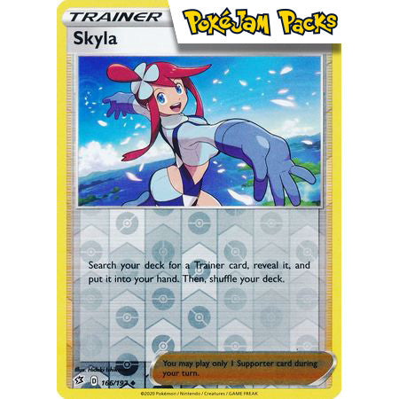 Skyla - 166/192 - Uncommon Reverse Holo - Rebel Clash - Pokémon TCG