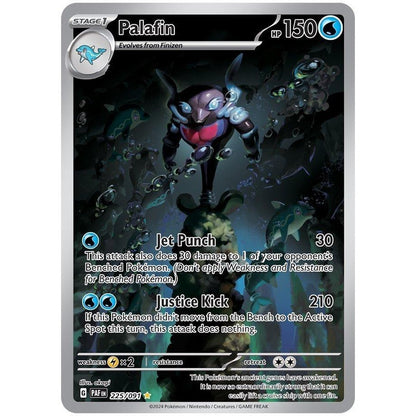 Palafin - 225/091 - Illustration Rare - Paldean Fates - Pokemon TCG