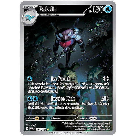 Palafin - 225/091 - Illustration Rare - Paldean Fates - Pokemon TCG