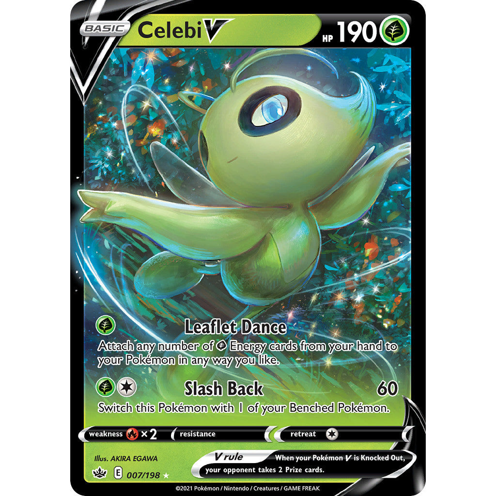 Celebi V - 007/198 - Ultra Rare - Chilling Reign - Pokemon TCG