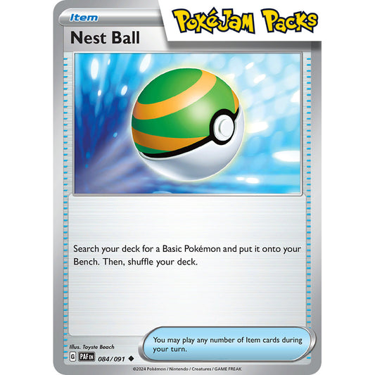 Nest Ball - 084/091 - Uncommon - Paldean Fates - Pokémon TCG
