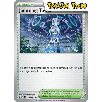 Jamming Tower - 153/167 - Uncommon - Twilight Masquerade - Pokémon TCG