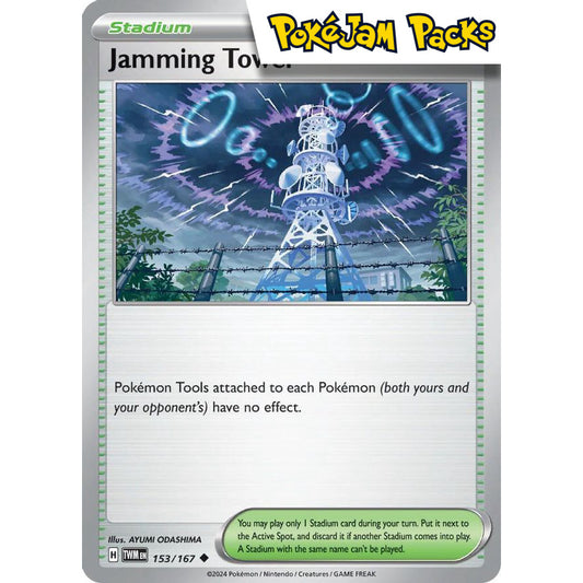 Jamming Tower - 153/167 - Uncommon - Twilight Masquerade - Pokémon TCG