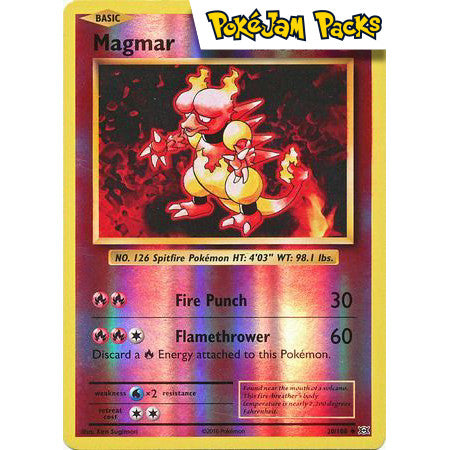 Magmar - 20/108 - Uncommon Reverse Holo - XY: Evolutions  - Pokémon TCG