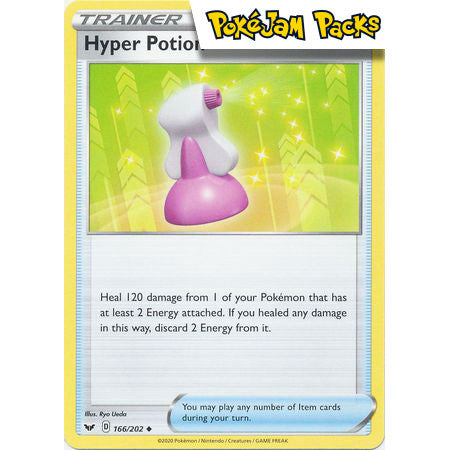 Hyper Potion - 166/202 - Uncommon - Sword & Shield - Pokémon TCG