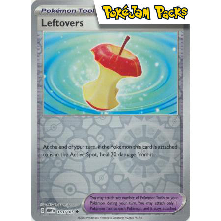 Leftovers - 163/165 - Uncommon Reverse Holo - Scarlet & Violet 151 - Pokémon TCG
