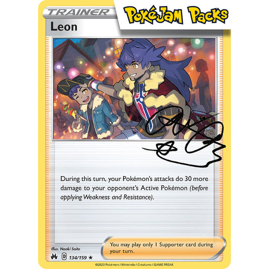 Leon - 134/159 - Holo Rare - Crown Zenith - Pokémon TCG