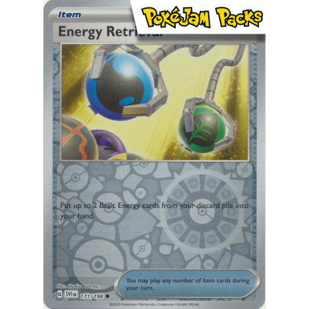 Energy Retrieval - 171/198 - Common Reverse Holo - Scarlet & Violet - Pokémon TCG