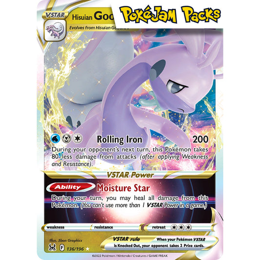 Hisuian Goodra VSTAR - 136/196 - Ultra Rare - Lost Origin - Pokémon TCG