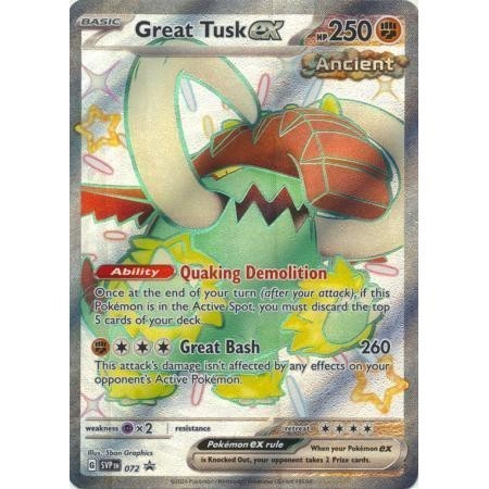 Great Tusk ex - SVP072 - Shiny Promo - Scarlet & Violet Promos - Pokémon TCG