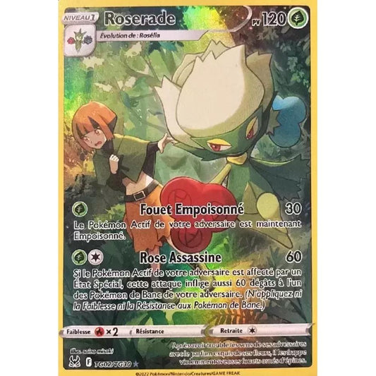 Roserade - TG02/TG30 - Holo Rare - Lost Origin - Pokemon TCG