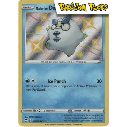 Galarian Darumaka - SV23/SV122 - Shiny Rare - Shining Fates - Pokémon TCG