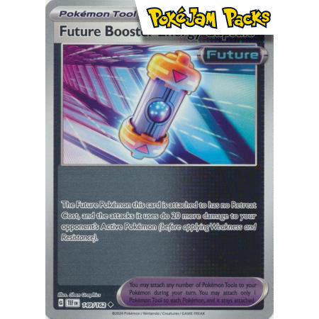 Future Booster Energy Capsule - 149/162 - Uncommon Reverse Holo - Temporal Forces - Pokémon TCG