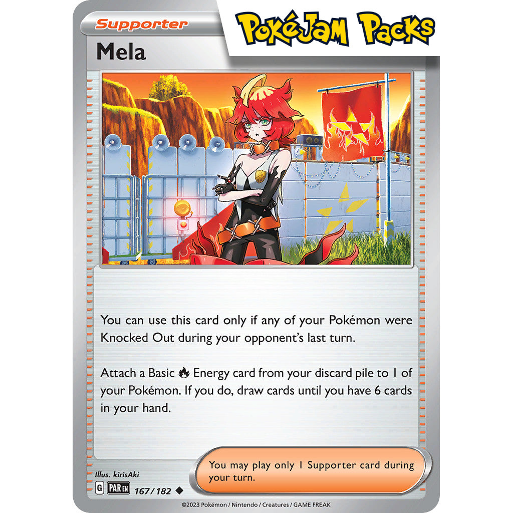 Mela - 167/182 - Uncommon - Paradox Rift - Pokémon TCG