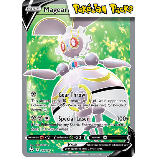 Magearna V - 182/195 - Full Art Ultra Rare - Sword & Shield: Silver Tempest - Pokémon TCG