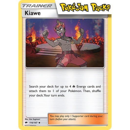 Kiawe - 116/147 - Uncommon - Burning Shadows - Pokémon TCG