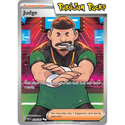Judge - 228/091 - Illustration Rare - Paldean Fates - Pokémon TCG