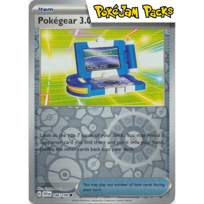 Pokegear 3.0 - 186/198 - Common Reverse Holo - Scarlet & Violet - Pokémon TCG
