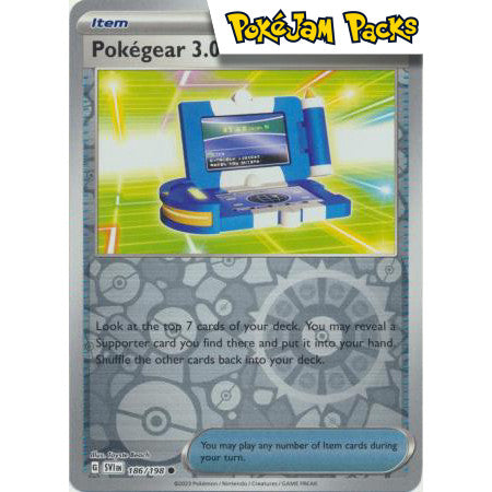 Pokegear 3.0 - 186/198 - Common Reverse Holo - Scarlet & Violet - Pokémon TCG