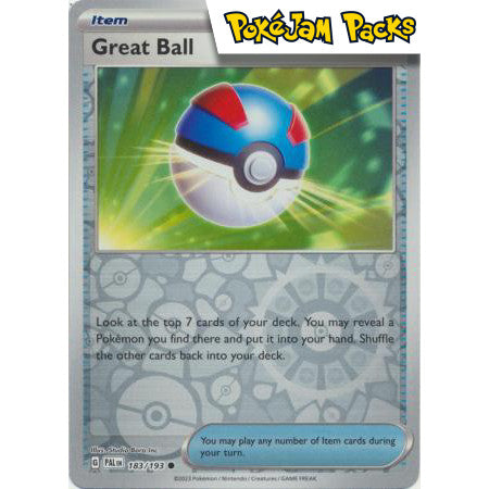 Great Ball - 183/193 - Common Reverse Holo - Paldea Evolved - Pokémon TCG