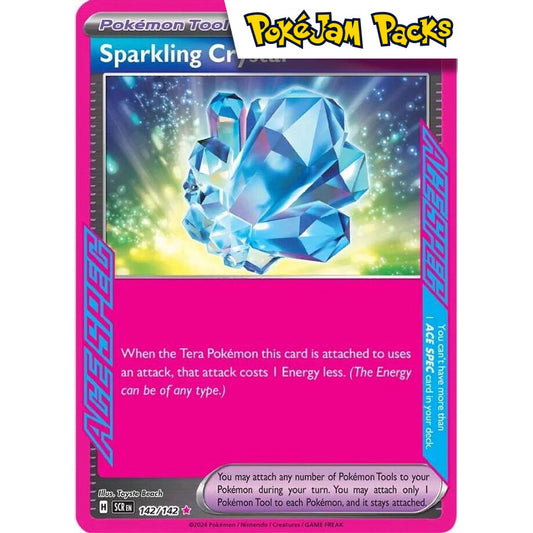 Sparkling Crystal - 142/142 - Ace Rare - Stellar Crown - Pokémon TCG