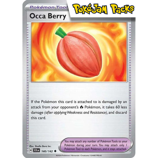 Occa Berry - 140/142 - Uncommon  - Stellar Crown - Pokémon TCG