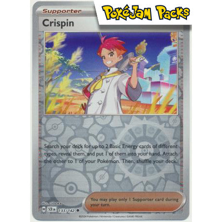 Crispin - 133/142 - Uncommon Reverse Holo - Stellar Crown - Pokémon TCG