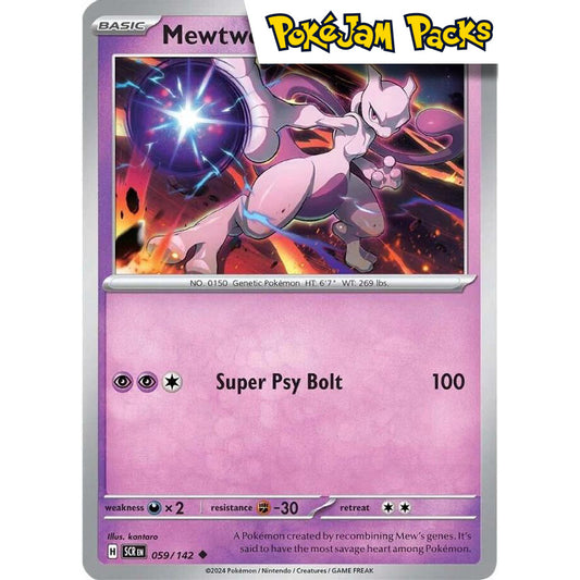 Mewtwo - 059/142 - Uncommon - Stellar Crown - Pokémon TCG