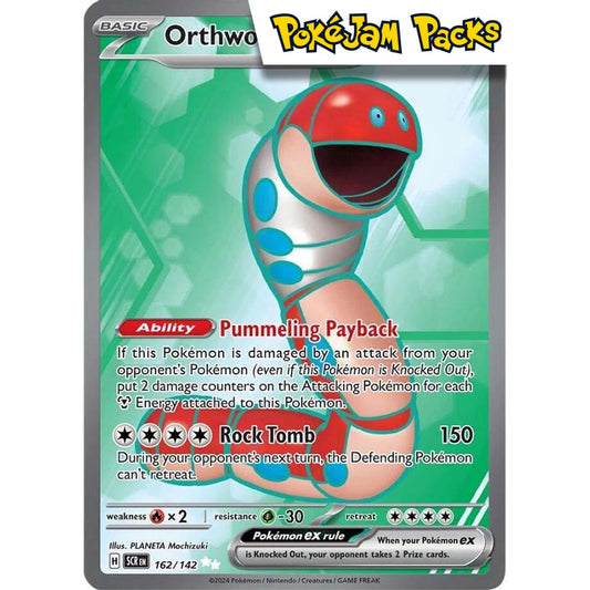 Orthworm ex - 162/142 - Full Art Secret Rare - Stellar Crown - Pokémon TCG