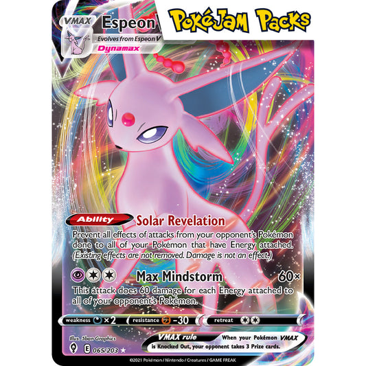 Espeon VMAX - 065/203 - Ultra Rare - Evolving Skies - Pokémon TCG