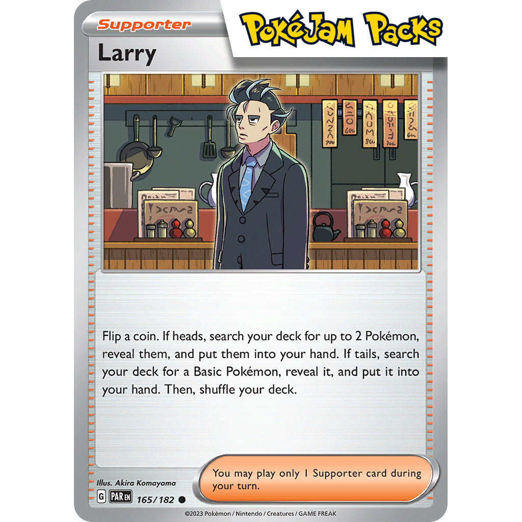 Larry - 165/182 - Common - Paradox Rift - Pokémon TCG