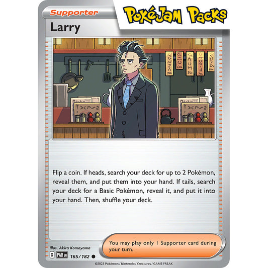 Larry - 165/182 - Common - Paradox Rift - Pokémon TCG