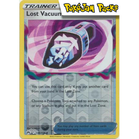 Lost Vacuum - 135/159 - Uncommon Reverse Holo - Crown Zenith - Pokémon TCG