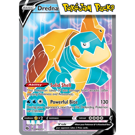 Drednaw V - 069/073 - Full Art Ultra Rare - Champion's Path - Pokémon TCG