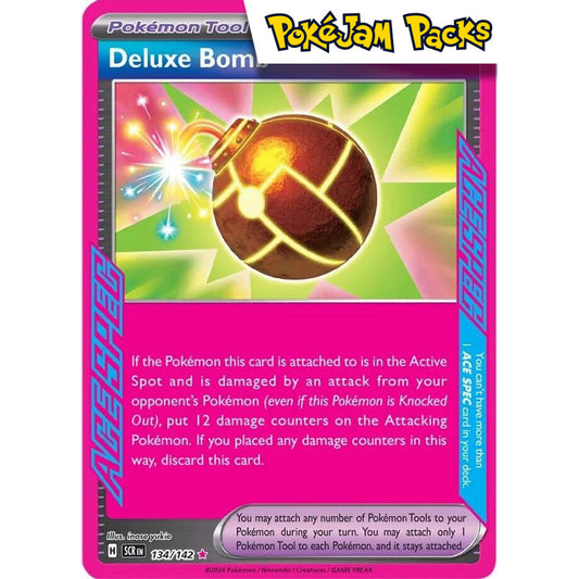 Deluxe Bomb - 134/142 - Ace Rare - Stellar Crown - Pokémon TCG