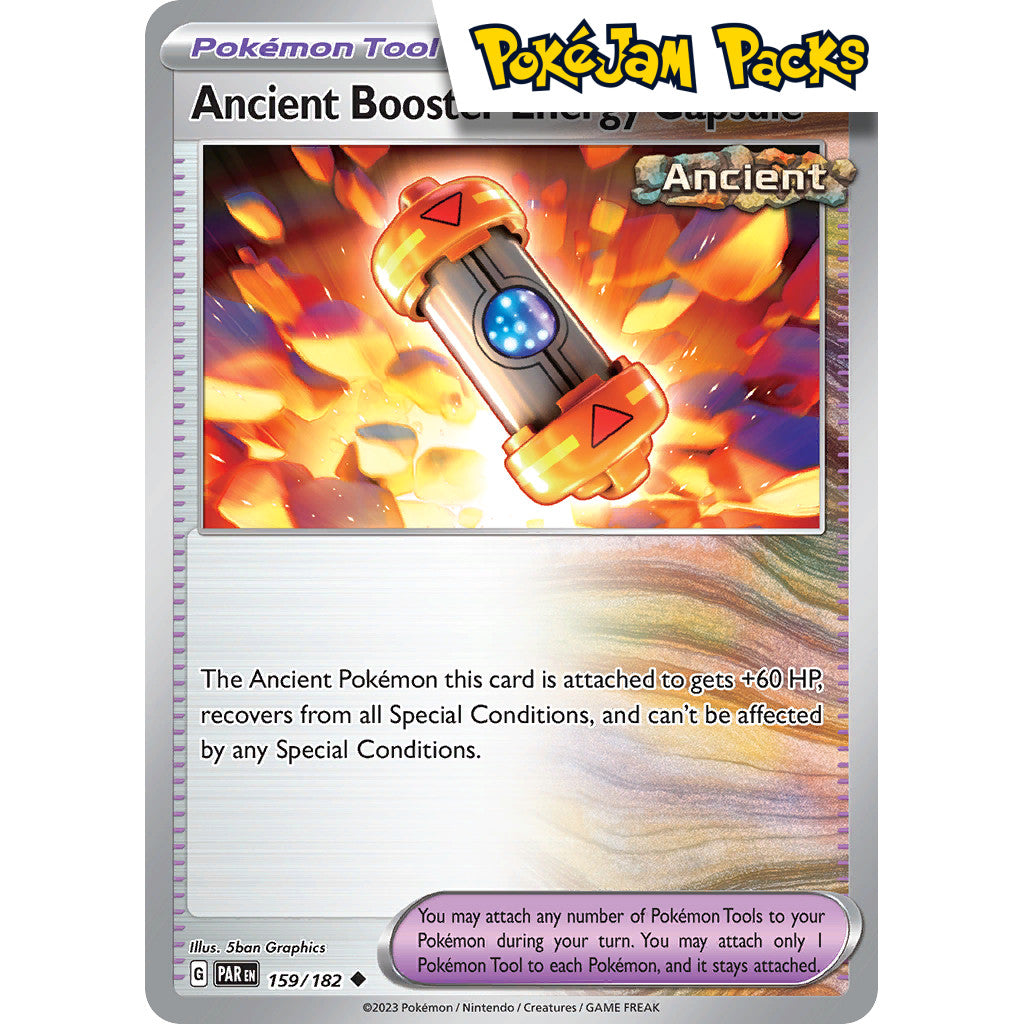 Ancient Booster Energy Capsule - 159/182 - Uncommon - Paradox Rift - Pokémon TCG