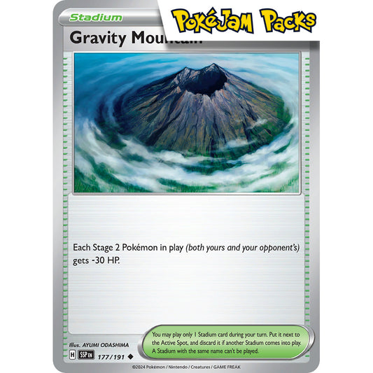 Gravity Mountain - 177/191 - Uncommon - Surging Sparks - Pokémon TCG