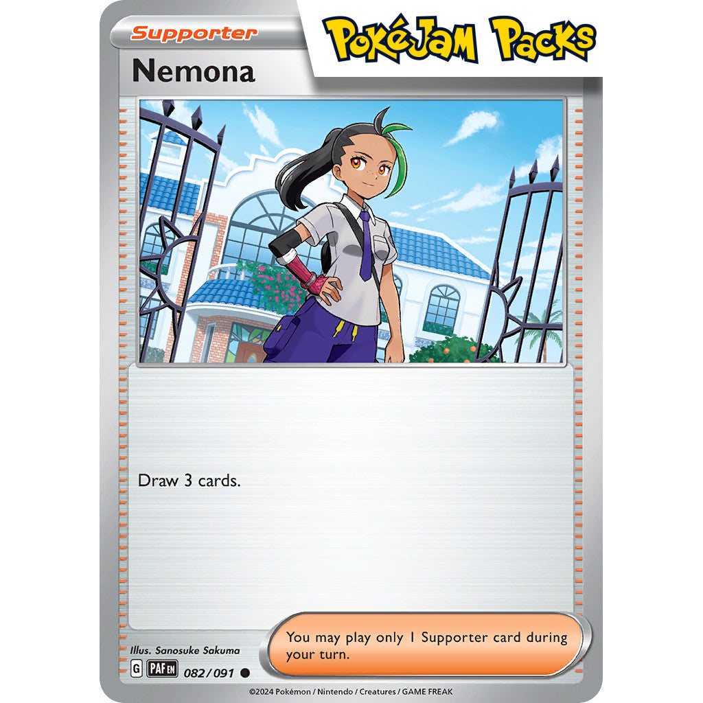 Nemona - 082/091 - Common - Paldean Fates - Pokémon TCG