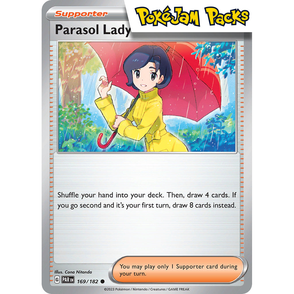 Parasol Lady - 169/182 - Common - Paradox Rift - Pokémon TCG