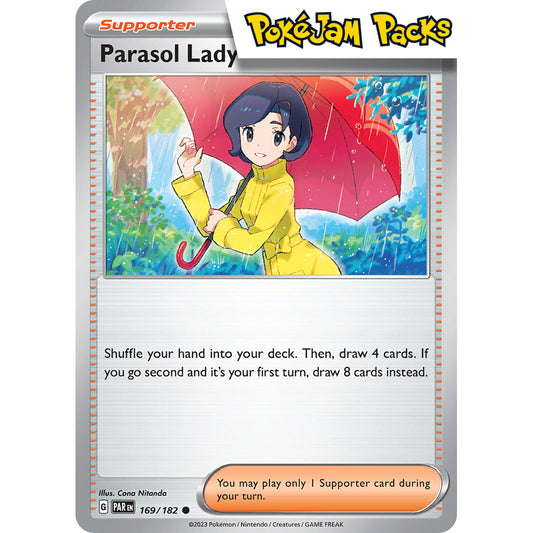 Parasol Lady - 169/182 - Common - Paradox Rift - Pokémon TCG